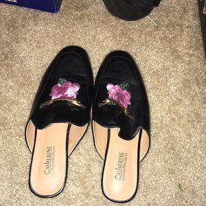 Cute little loafers/floral/adorable